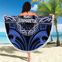 Aotearoa Ngati Tuwharetoa Beach Blanket Maori Iwi Poutama Puhoro Tattoo LT14 - Polynesian Pride