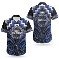 Aotearoa Ngati Tuwharetoa Personalised Couples Matching Long Sleeve Bodycon Dress and Hawaiian Shirt Maori Iwi Poutama Puhoro Tattoo LT14 - Polynesian Pride