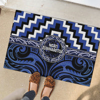 Aotearoa Ngati Tuwharetoa Rubber Doormat Maori Iwi Poutama Puhoro Tattoo LT14 - Polynesian Pride