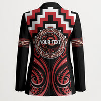 Aotearoa Te Arawa Personalised Blazer Maori Iwi Poutama Puhoro Tattoo LT14 - Polynesian Pride