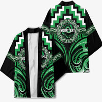 Aotearoa Ngai Tahu Personalised Kimono Maori Iwi Poutama Puhoro Tattoo LT14 - Polynesian Pride
