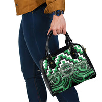 Aotearoa Ngai Tahu Shoulder Handbag Maori Iwi Poutama Puhoro Tattoo LT14 - Polynesian Pride