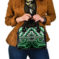 Aotearoa Ngai Tahu Shoulder Handbag Maori Iwi Poutama Puhoro Tattoo LT14 - Polynesian Pride