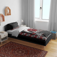 Aotearoa Toitu Te Tiriti Bedding Set Honour The Treaty Maori Haka