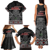 Aotearoa Toitu Te Tiriti Family Matching Tank Maxi Dress and Hawaiian Shirt Stand Together! Stand Stronger! - NZ Tiki LT14 - Polynesian Pride
