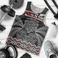 Aotearoa Toitu Te Tiriti Men Tank Top Stand Together! Stand Stronger! - NZ Tiki