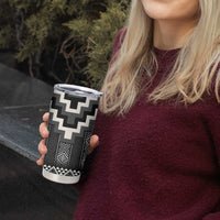 Black Taniko Aotearoa Tumbler Cup Niho Taniwha Mix Poutama LT14