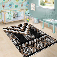Brown Taniko Aotearoa Area Rug Niho Taniwha Mix Poutama LT14