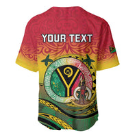 Personalised Vanuatu Baseball Jersey Yumi 45th Hapi Independens Dei - Reggae Version LT14