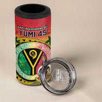 Vanuatu 4 in 1 Can Cooler Tumbler Yumi 46th Hapi Independens Dei - Reggae Version LT14 - Polynesian Pride