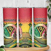 Vanuatu Skinny Tumbler Yumi 46th Hapi Independens Dei - Reggae Version LT14 - Polynesian Pride