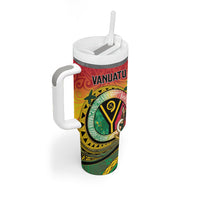 Vanuatu Tumbler With Handle Yumi 46th Hapi Independens Dei - Reggae Version LT14 - Polynesian Pride