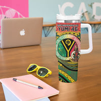 Vanuatu Tumbler With Handle Yumi 46th Hapi Independens Dei - Reggae Version LT14 - Polynesian Pride