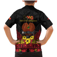 Papua New Guinea Independence Day Family Matching Mermaid Dress and Hawaiian Shirt PNG Bird of Paradise 50th Anniversary LT14 - Polynesian Pride