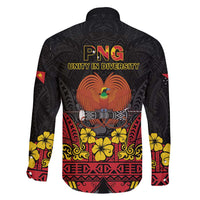 Papua New Guinea Independence Day Family Matching Short Sleeve Bodycon Dress and Hawaiian Shirt PNG Bird of Paradise 50th Anniversary LT14 - Polynesian Pride