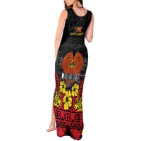 Papua New Guinea Independence Day Tank Maxi Dress PNG Bird of Paradise 50th Anniversary LT14 - Polynesian Pride