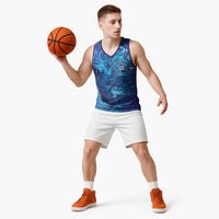 Kuri New Zealand Matariki Basketball Jersey Aotearoa Dog Waka Maori New Year Galaxy Vibes LT14 - Polynesian Pride