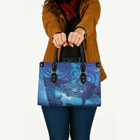 Kuri New Zealand Matariki Leather Bag Aotearoa Dog Waka Maori New Year Galaxy Vibes