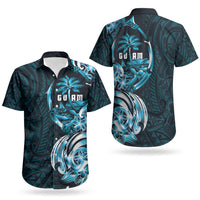 Asut Guam Chamorro Couples Matching Puletasi and Hawaiian Shirt Guahan Seal Tattoo LT14 - Polynesian Pride