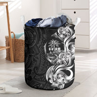 Attelong Guam Chamorro Laundry Basket Guahan Seal Tattoo LT14 Black - Polynesian Pride