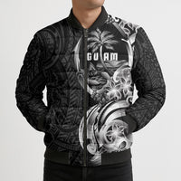 Attelong Guam Chamorro Bomber Puffer Jacket Guahan Seal Tattoo LT14 - Polynesian Pride