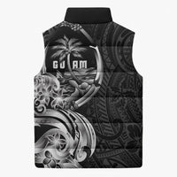 Attelong Guam Chamorro Sleeveless Puffer Jacket Guahan Seal Tattoo LT14 - Polynesian Pride