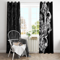 Attelong Guam Chamorro Window Curtain Guahan Seal Tattoo LT14 - Polynesian Pride