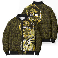 Amariyu Guam Chamorro Bomber Puffer Jacket Guahan Seal Tattoo LT14 - Polynesian Pride