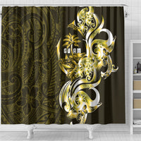 Amariyu Guam Chamorro Shower Curtain Guahan Seal Tattoo LT14 - Polynesian Pride