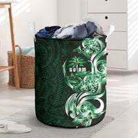 Betde Guam Chamorro Laundry Basket Guahan Seal Tattoo LT14 Green - Polynesian Pride
