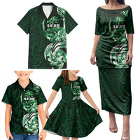 Betde Guam Chamorro Family Matching Puletasi and Hawaiian Shirt Guahan Seal Tattoo LT14 - Polynesian Pride