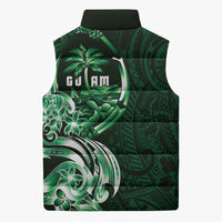 Betde Guam Chamorro Sleeveless Puffer Jacket Guahan Seal Tattoo LT14 - Polynesian Pride