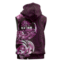 Kulot Di Rosa Guam Chamorro Sleeveless Zip Hoodie Guahan Seal Tattoo LT14 - Polynesian Pride