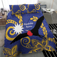 Nauru Angam Day Bedding Set Naoero Frigate Bird Polynesian Pattern LT14 - Polynesian Pride