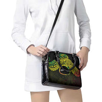 Personalised Nukuoro Atoll Shoulder Handbag Polynesian Tattoo Curves Reggae Version LT14 - Polynesian Pride