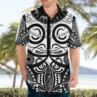 Marquesas Islands Hawaiian Shirt Marquesan Tattoo Black White Color LT14 - Polynesian Pride