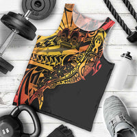 Gradient Marquesas Islands Men Tank Top Marquesan Matatiki Hammerhead Shark Patutiki LT14 - Polynesian Pride