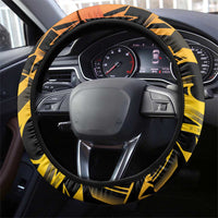 Gradient Marquesas Islands Steering Wheel Cover Marquesan Matatiki Hammerhead Shark Patutiki LT14 - Polynesian Pride