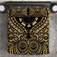 Austral Islands Bedding Set Tuhaa Pae Penu Stars Necklace Gold LT14 Gold - Polynesian Pride