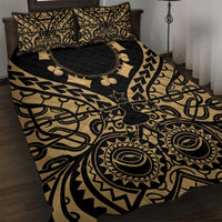 Austral Islands Quilt Bed Set Tuhaa Pae Penu Stars Necklace Gold LT14 Gold - Polynesian Pride