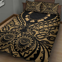 Austral Islands Quilt Bed Set Tuhaa Pae Penu Stars Necklace Gold LT14 - Polynesian Pride