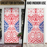 Austral Islands Door Cover Tuhaa Pae Penu Stars Necklace Red - Polynesian Pride