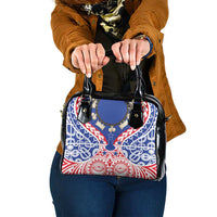 Austral Islands Shoulder Handbag Tuhaa Pae Penu Stars Necklace Red LT14 One Size Red - Polynesian Pride