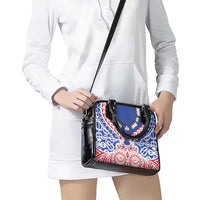 Austral Islands Shoulder Handbag Tuhaa Pae Penu Stars Necklace Red LT14 - Polynesian Pride
