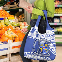Personalised Samoa St Josephs College Grocery Bag Marist Brothers Samoan Pattern