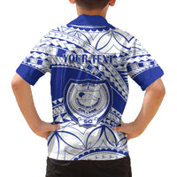 Personalised Samoa Safata College Family Matching Puletasi Dress and Hawaiian Shirt Samoan Pattern LT14 - Polynesian Pride