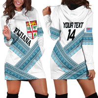 Custom Fiji Tapa Rugby 2025 Hoodie Dress Go Champions Fijiana LT14 - Polynesian Pride