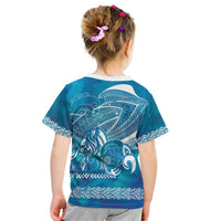 Kuri Dog Waka New Zealand Matariki Kid T Shirt Ocean Sharks Maori Tattoo LT14 - Polynesian Pride