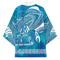 Kuri Dog Waka New Zealand Matariki Kimono Ocean Sharks Maori Tattoo