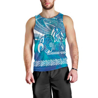 Kuri Dog Waka New Zealand Matariki Men Tank Top Ocean Sharks Maori Tattoo LT14 - Polynesian Pride